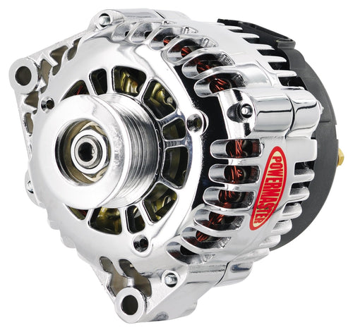 Chrome Powermaster 38247 Alternator (AD230 165A 6 Groove Pulley OE Hookup PLFS)