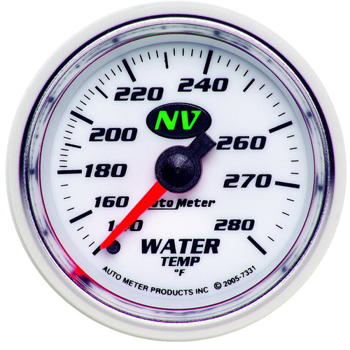 Mechanical Auto Meter 7331 Water Temperature Gauge