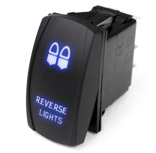 Race Sport LED Rocker Switch RSLJ13B w/Blue LED Radiance