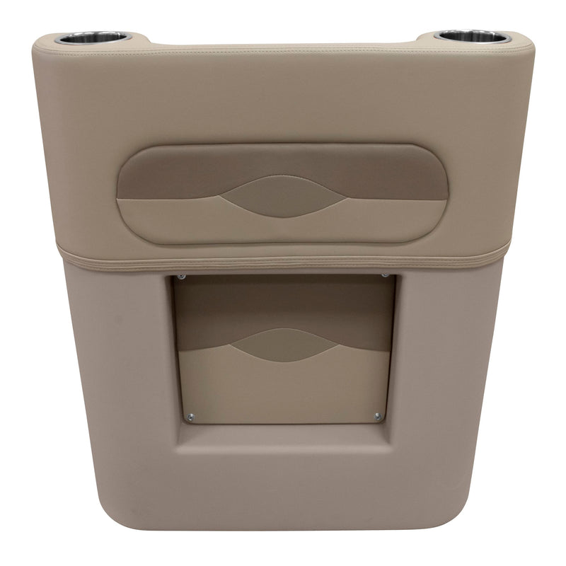 Wise Premier Series BM1158-1749 Pontoon Helm Steering Console, Mocha Java/Café/Mushroom