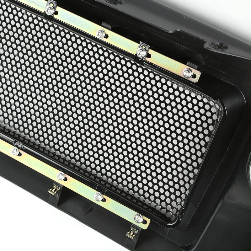 Spartan Grille, Satin Black | Rugged Ridge | 12034.01 | Fits 2007-2018 Jeep Wrangler JK