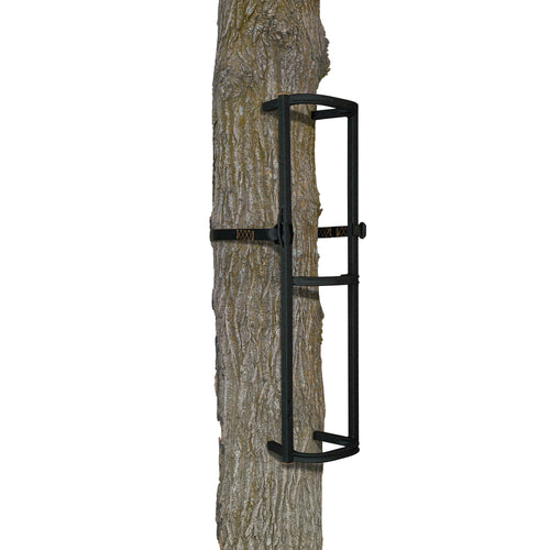 Muddy Ladder Climbing System, 300 Lbs Capacity Steel Stagger Steps, for Outdoor Hunting, Tree Climbing, Crooked or Leaning Trees, Black, 3 Pack