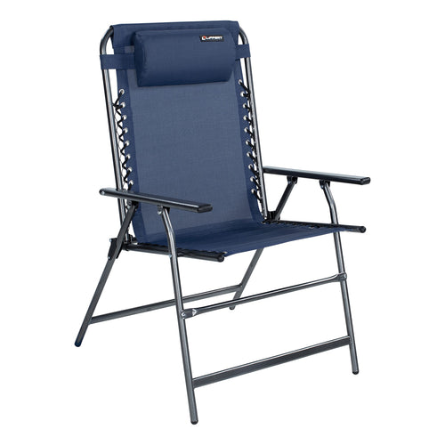 Bungee Deck Chair All-Weather with Adjustable Headrest