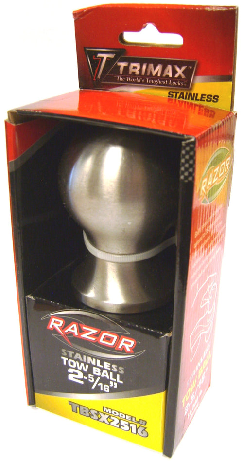 2-5/16" Trimax Stainless Steel Tow Ball TBSX2516