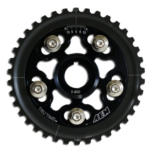 Tru-Time AEM 23-800BK Black Adjustable Cam Gear