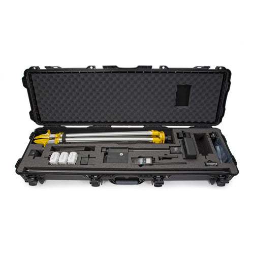 Nanuk Waterproof Hard Case 995 with Custom Foam Insert for DJI Ground Station RTK w/Wheels - Black (995-RTK1)