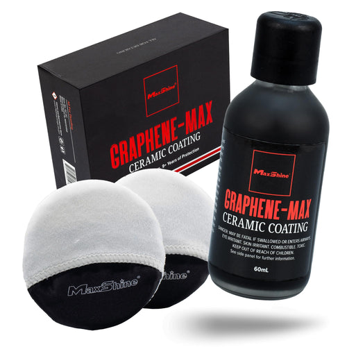 Graphene-MAX Maxshine Ceramic Coating 60mL | Advanced Universal Graphene & Ceramic Formula | Hydrophobic Car Coating with 9-Year Durability | High Gloss Finish & Professional Paint Protection