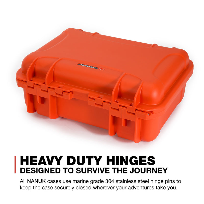 Nanuk Case for DJI Mavic 2PZ w/foam insert - Orange 920-MAV2PZ3