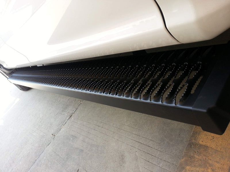 RBA010TI TrailFX Running Board Black Alum Unlighted Rocker Panel Mount 250 Pound