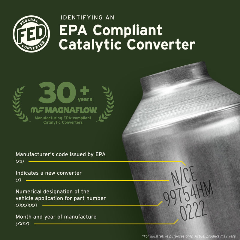 Direct Fit MagnaFlow 52004 Catalytic Converter (Non-CARB Compliant)