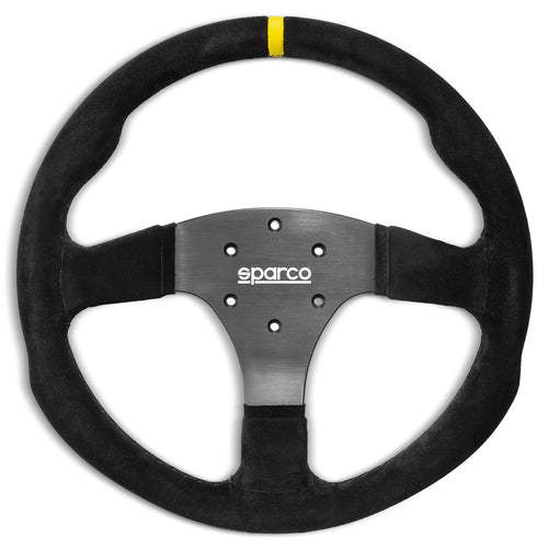 Steering Wheel Sparco R350B Suede w/ Button - 015R350PSO
