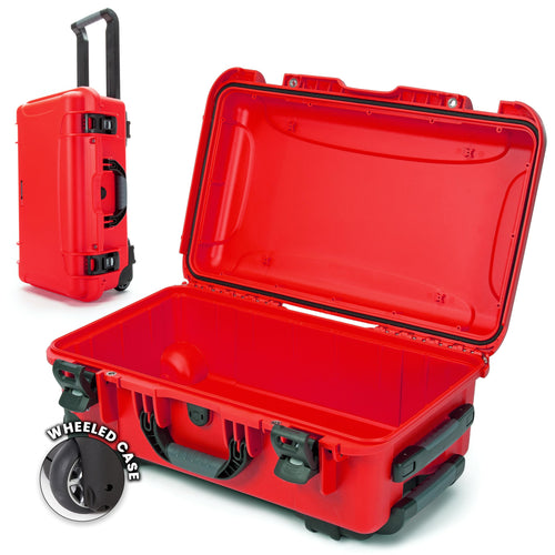Hard Case NANUK 935 – Waterproof Equipment Case with Wheels, 22” x 14” x 9” – Dustproof and Impact Resistant, Airline Carry-On Approved – Red