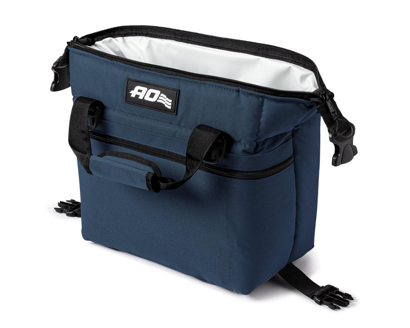 AO Coolers Soft-Sided Original Cooler Bag, Leak-Proof, Insulated, Lightweight, Navy Blue, 12-Can