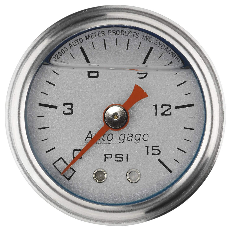 Auto Meter Autogage 2178 Fuel Pressure Gauge, 1.5"