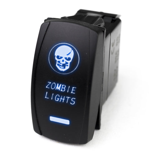 Rocker LED Switch w/Blue LED Radiance
