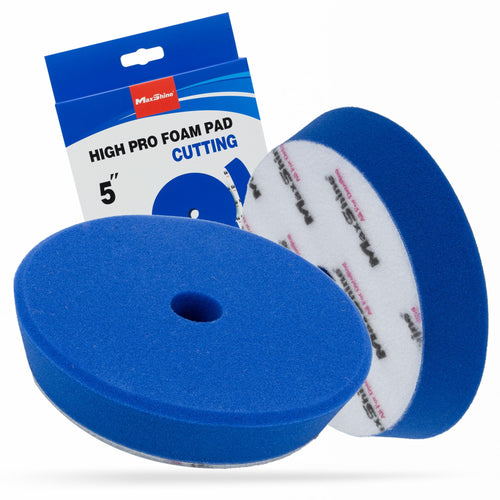 High Pro MaxShine Blue Foam Cutting Pad - 5.2 inch