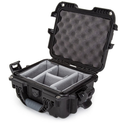 NANUK 905 Small Series Lightweight NK-7 Resin Waterproof Protective Case with Padded Dividers for Point & Shoot Camera or Binoculars, Black