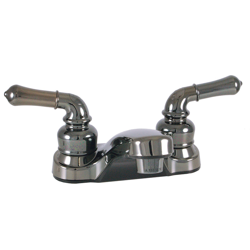 U-YCH77 Empire Faucets 4" Non-Metallic Lavatory Faucet with Teapot Handles - Chrome