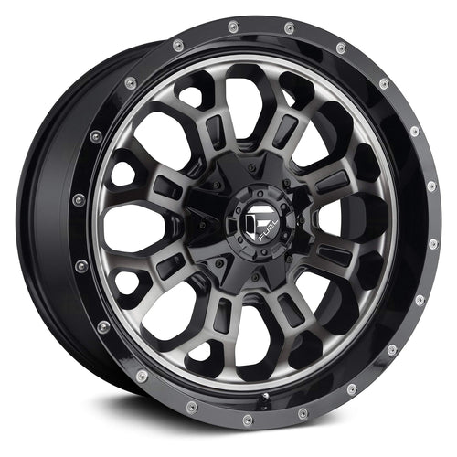 Crush FUEL D561 Black Wheel with Painted (20 x 9. inches /6 x 135 mm, 1 mm Offset)