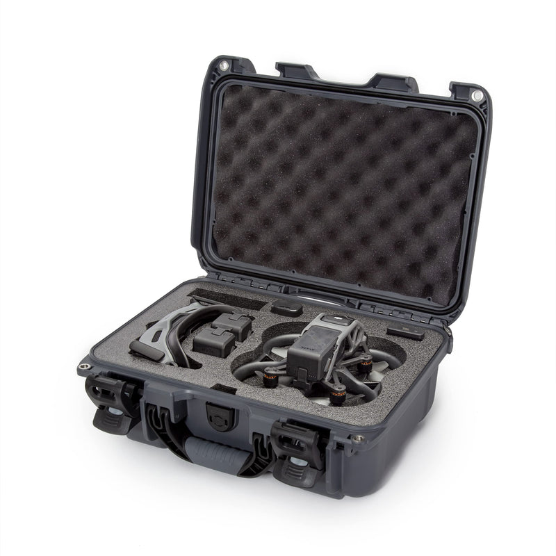 Waterproof Nanuk 915 Hard Case with Foam Insert for DJI Avata FPV Unit, Goggles and Controller - Graphite (915S-080GP-0A0-C0778)