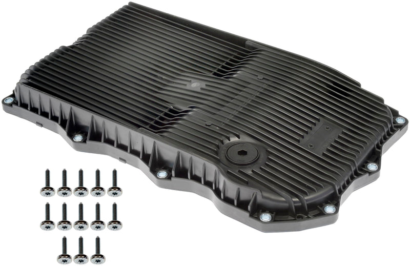 Transmission Pan Dorman 265-850 With Drain Plug, Gasket And Bolts Compatible with Select Models (OE FIX)