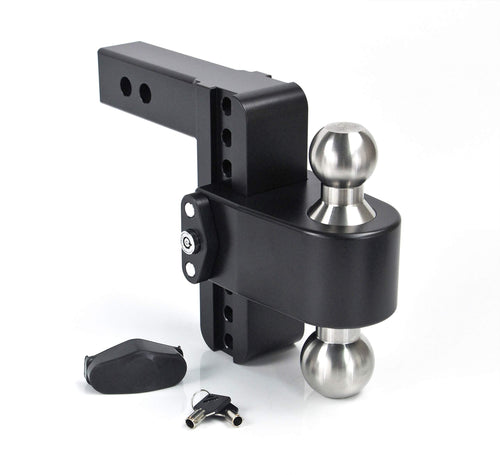 Drop Hitch Receiver Weigh Safe LTB6-2-CER-BLA: 2 Inches Adjustable