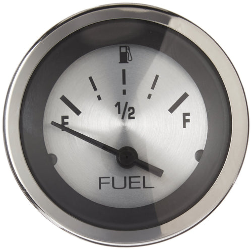 Sierra International 63477P Fuel Gauge, 2" Scratch Resistant E - 1/2 - F Dial Range