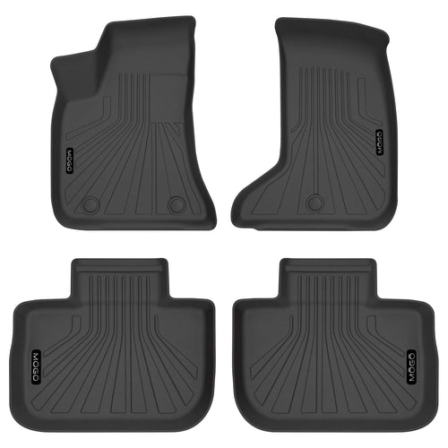 MOGO Husky Liners | Front & 2nd Seat Floor Liners - Black | 70688 | Fits 2011-2019 Chrysler 300 AWD, 2011-2020 Dodge Charger AWD 3 Pcs