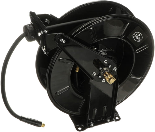 Gates Genuine 91069 Heavy-Duty Steel Air Hose Reel & 3/8" x 50' Air Hose