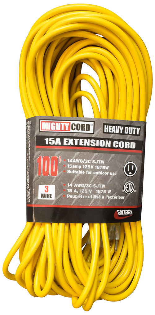 100' Valterra A10-10014E 15 Amp Extension Cord (14-3)