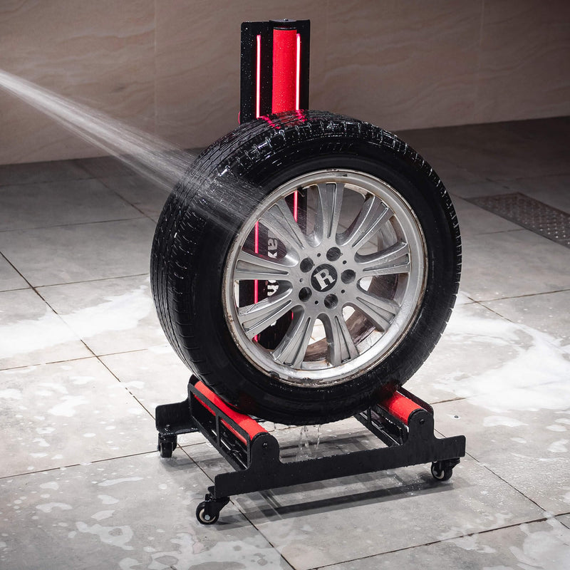 Wheel Stand MaxShine with LED Light for Coating/Cleaning Easily