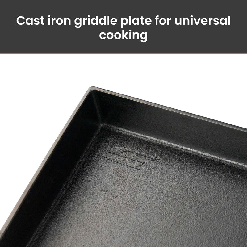 18" Suburban Signature RV Griddle with Quick Connect and 1 lb. Bottle Adapter - Compact Stowable Design, 20% Hotter Than Comparable Units, CSA Certified for RV Outdoor Use (4062A)