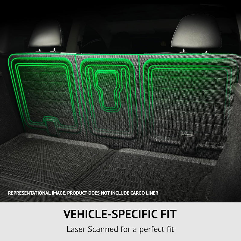 Custom Fit 3D MAXpider Seatback Protector (Black) Compatible with Chevrolet Trax 2024-2026 - Second Row