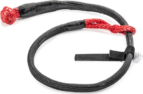 55 Factor Extreme Duty 3/8" x 20" Soft Shackle, 43,500 lbs. Minimum Breaking Strength, Black/Red