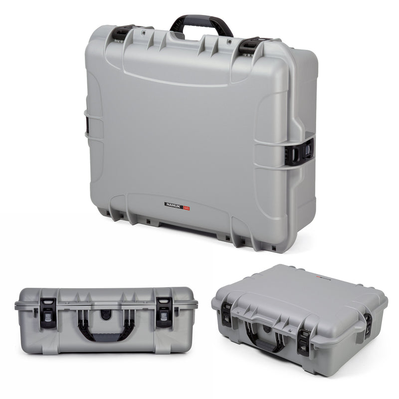 Waterproof Nanuk 945 Hard Case with Padded Dividers - Silver