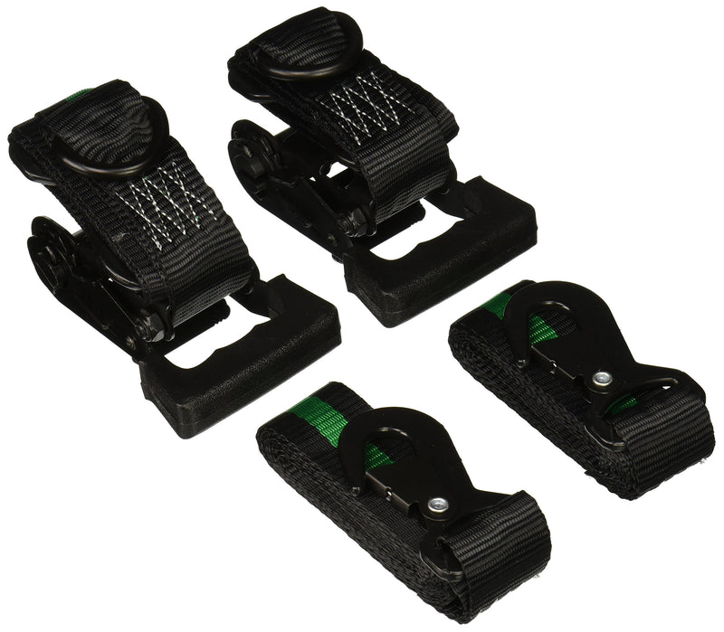 Ratcheting Tie-Down Strap Erickson 05716, 2 Pack (1.5" Wide x 8' Long, 3000lb Load Capacity)