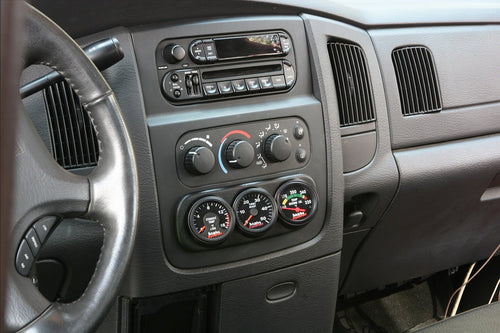 Banks 63319 Instrument Console Dash Pod Mount (Banks Power ; 3 Gauge for use with 2003-2005 Dodge Ram)