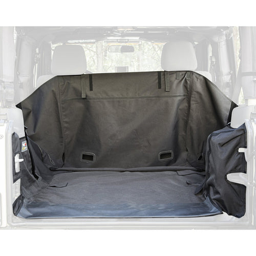 Rugged Ridge RealTruck | C3 Cargo Cover, Subwoofer | 13260.04 | Fits 2007-2014 Jeep Wrangler JK 2-Door, Black