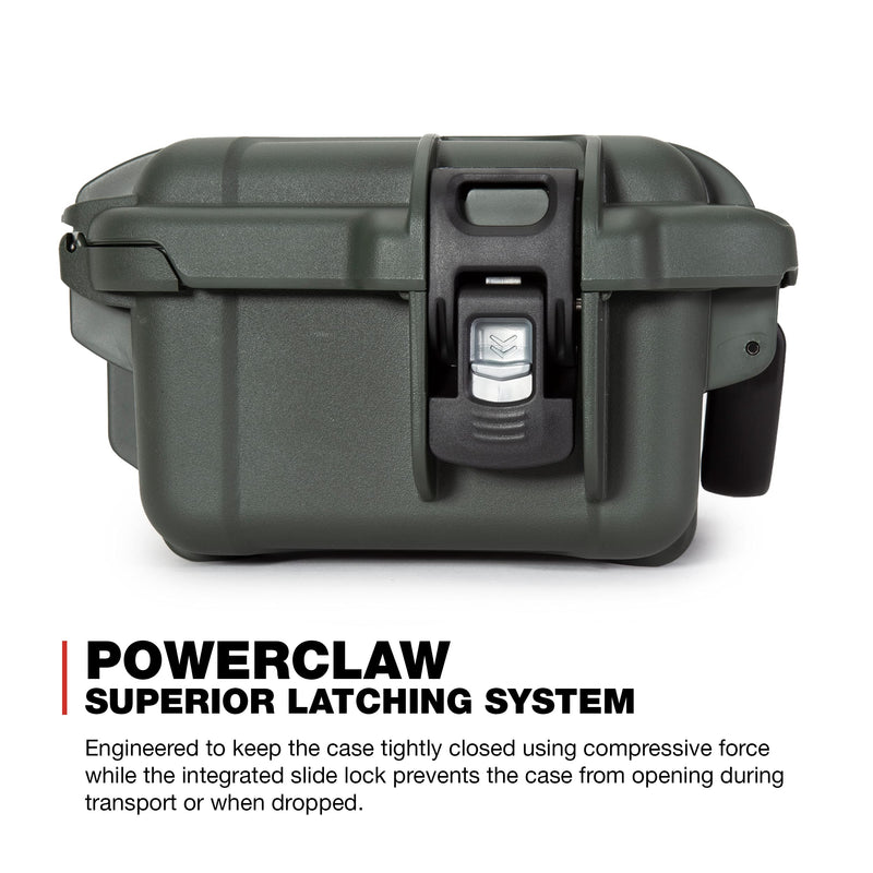 Waterproof Nanuk 905 Hard Case with Foam Insert - Olive (905-1006)