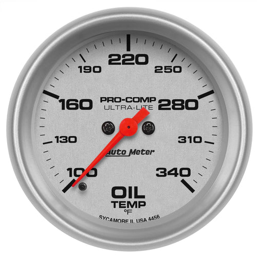 Auto Meter Ultra-Lite 4456 Electric Oil Temperature Gauge
