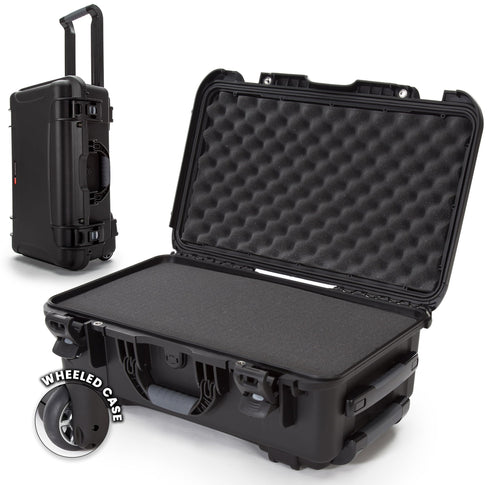 Hard Case NANUK 935 with Cubed Foam – Waterproof Protective Equipment Case with Wheels, 22” x 14” x 9” – Dustproof and Impact Resistant, Airline Carry-On Approved – Black