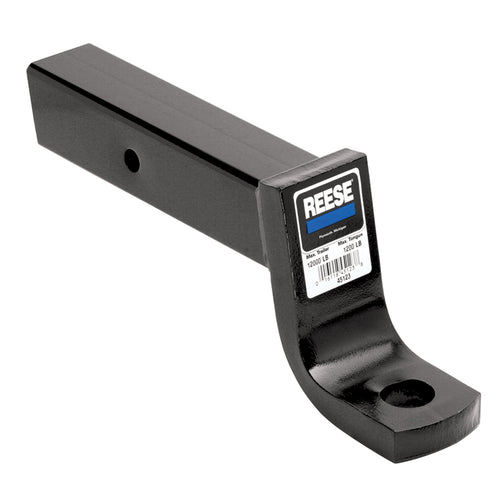 Trailer Hitch Ball Mount Reese 45123, Fits 2-1/2 Inch Square Receiver, 5 Inch Drop, 3.5 Inch Rise, 13,000 lbs. Capacity, Black