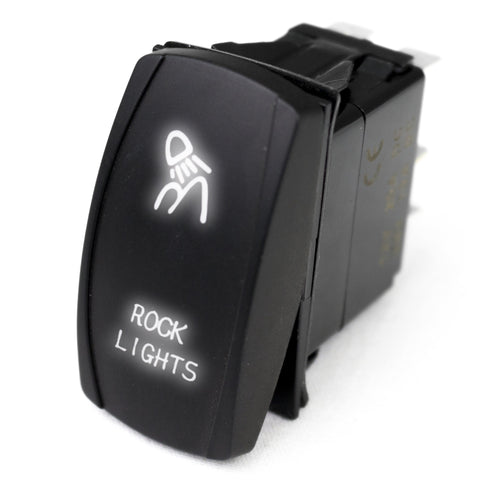 Rocker Switch Race Sport Lighting RSLJ14W w/White LED Radiance (Rock Lights)