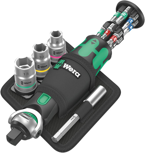Wera 8009 05004281001 Pocket Set 2, Ratchet set, 18 pieces