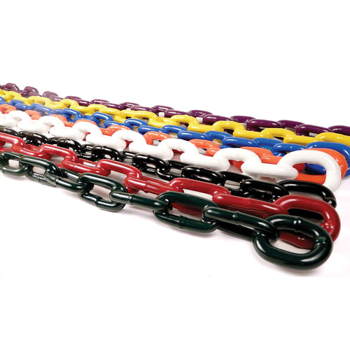 3003.3864 Greenfield - 2116-W White Coated Chain Anchor 5/16” x 5’