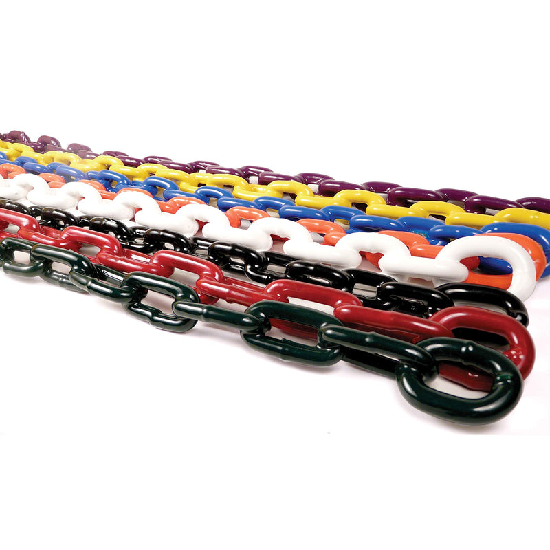 3003.3864 Greenfield - 2116-W White Coated Chain Anchor 5/16” x 5’
