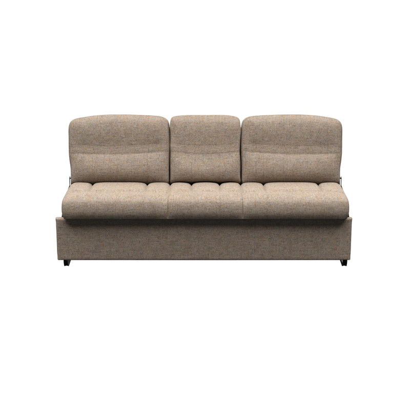 Dellmead Thomas Payne Signature 72" RV Jackknife Sleeper Sofa with Matching Kickboard, Easy Transition, High-Density Foam Cushioning, Fold-Down Center, Dual Cupholders - 2024044417