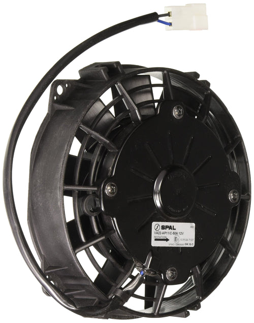 75047 Be Cool Euro-Black 6.5" Thin Line Electric Puller Fan
