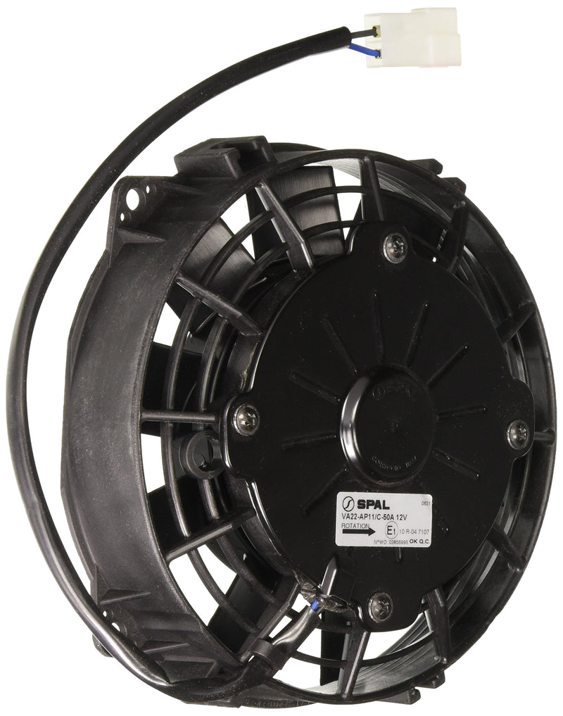 75047 Be Cool Euro-Black 6.5" Thin Line Electric Puller Fan