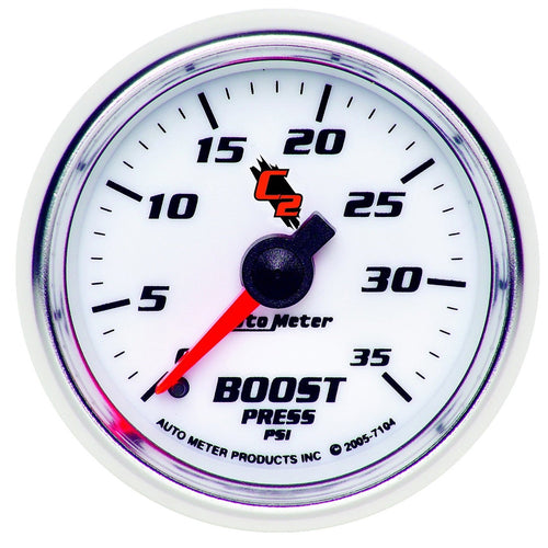 C2 Auto Meter 7103 Mechanical Boost / Vacuum Gauge